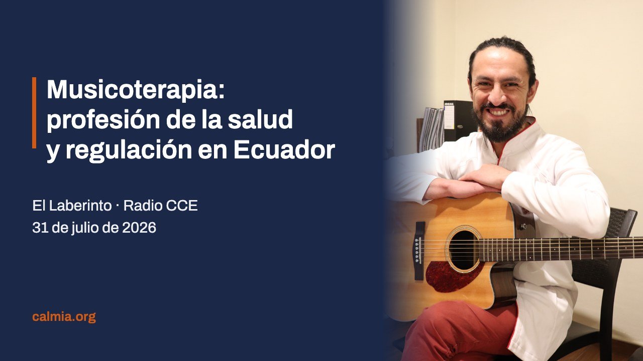 Mario Ayabaca, presidente de la Asociación Ecuatoriana de Musicoterapia, entrevistado en El Laberinto de Radio CCE sobre la regulación de la musicoterapia