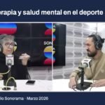Julieta Estrella y Mario Ayabaca en Radio Sonorama conversando sobre musicoterapia y salud mental en el deporte